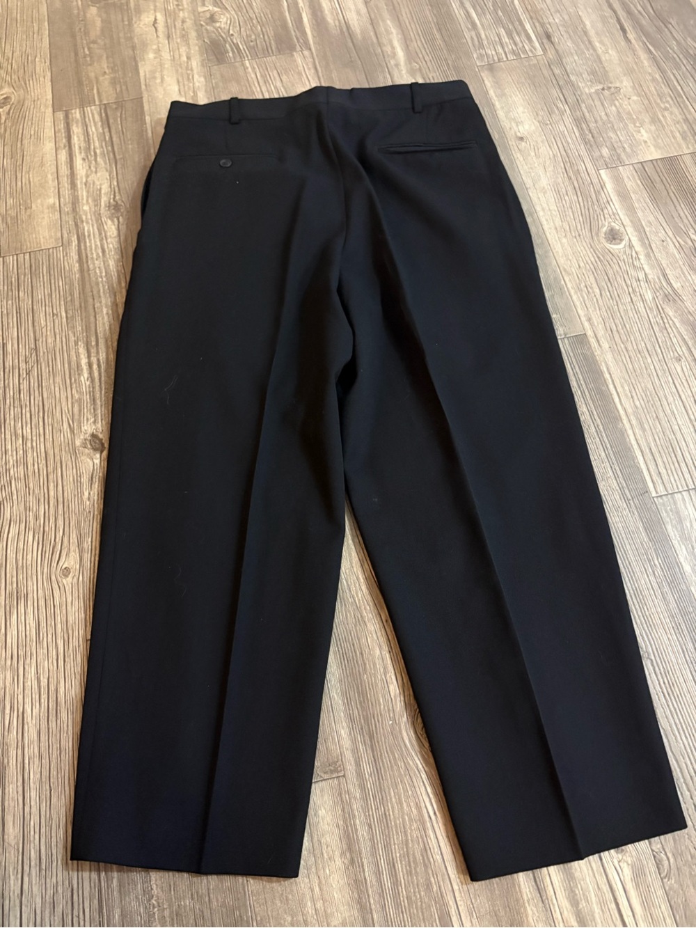Men's Black Evan Picone Two-Piece Suit Jacket & Trousers - Picture 11 of 11